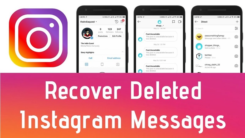 How to View and Recover Deleted Messages on Instagram 2